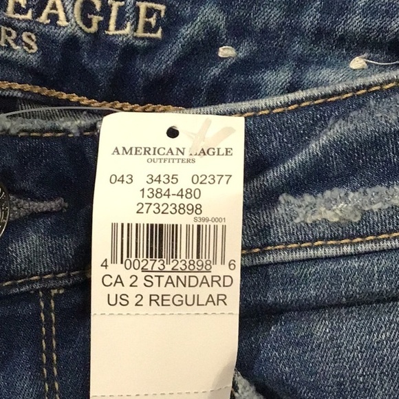 NWT American Eagle super hi rise jegging size 2 - Picture 8 of 10